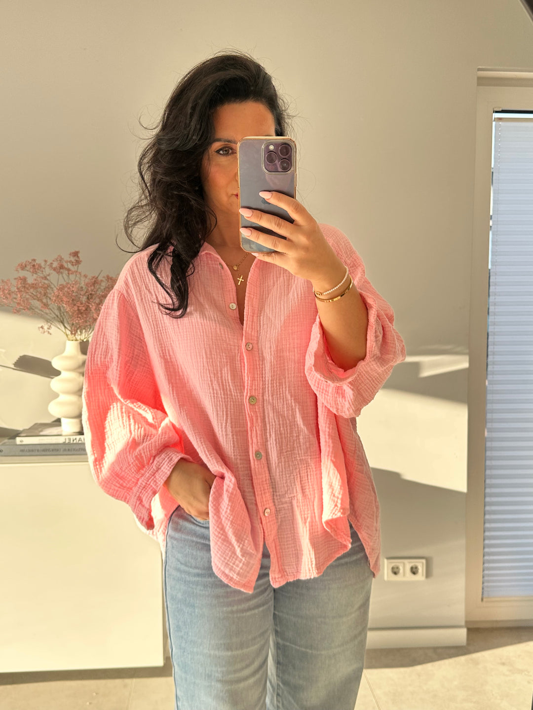 Musselinbluse Lavibell