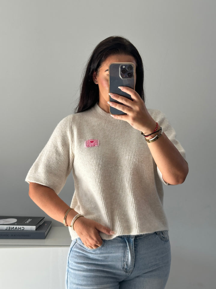 Kurzarm Pullover Soleil