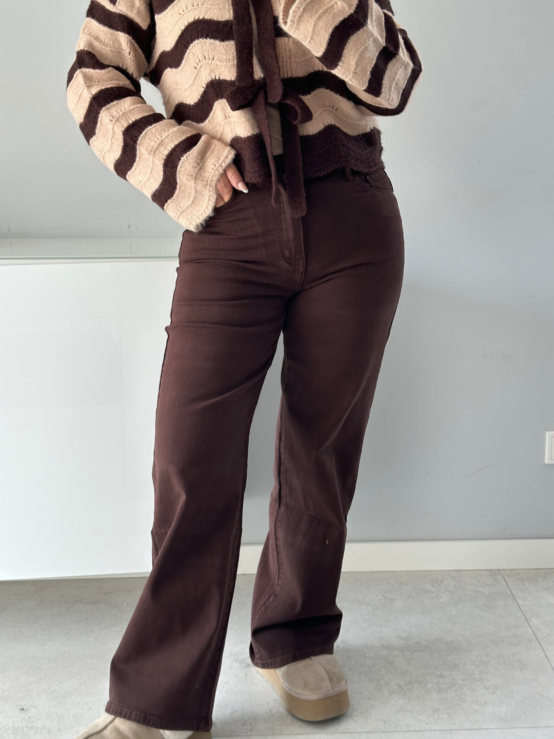 Jeans Wide Brownie