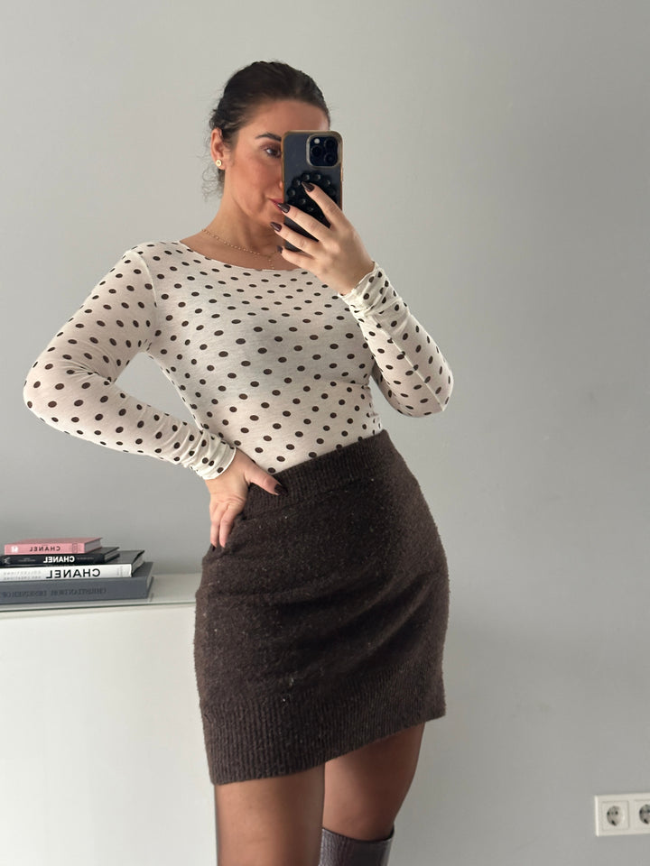 Cashmere Shirt Polka Dots