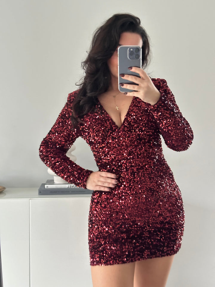 Pailettenkleid lavibell