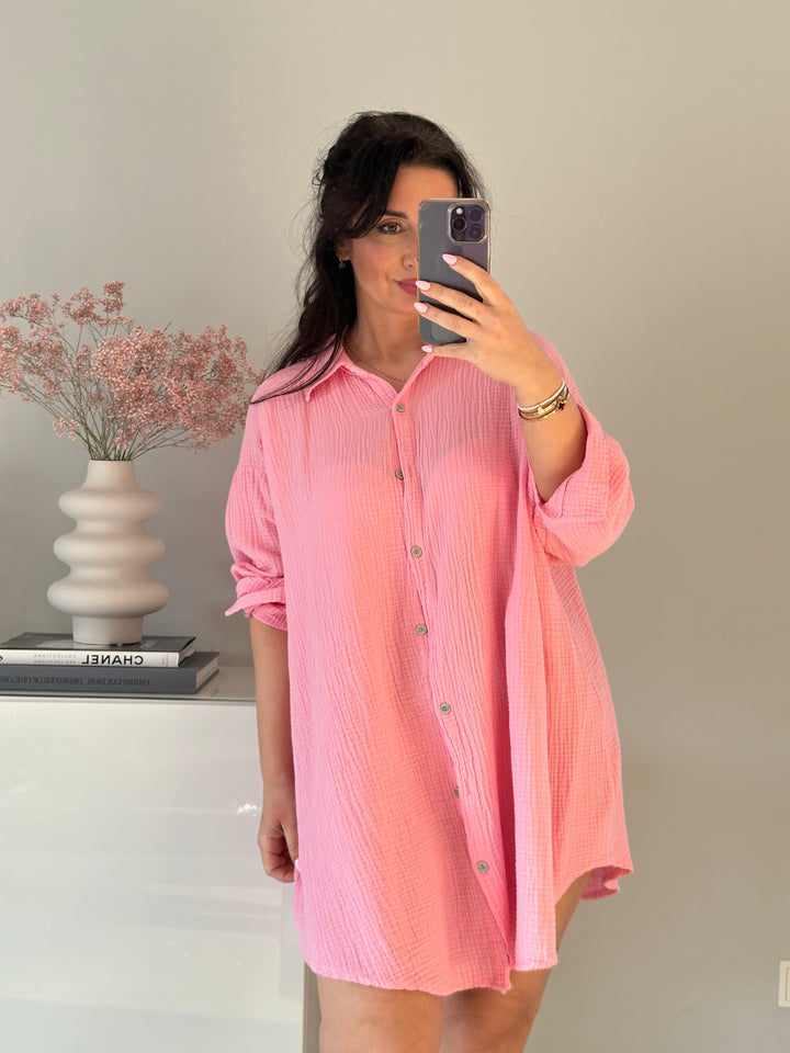 Musselinbluse Lavibell Lang