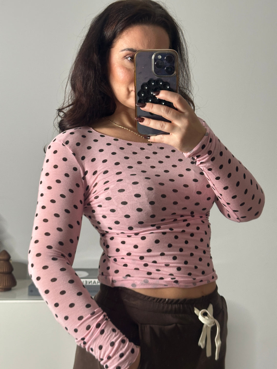 Cashmere Shirt Polka Dots
