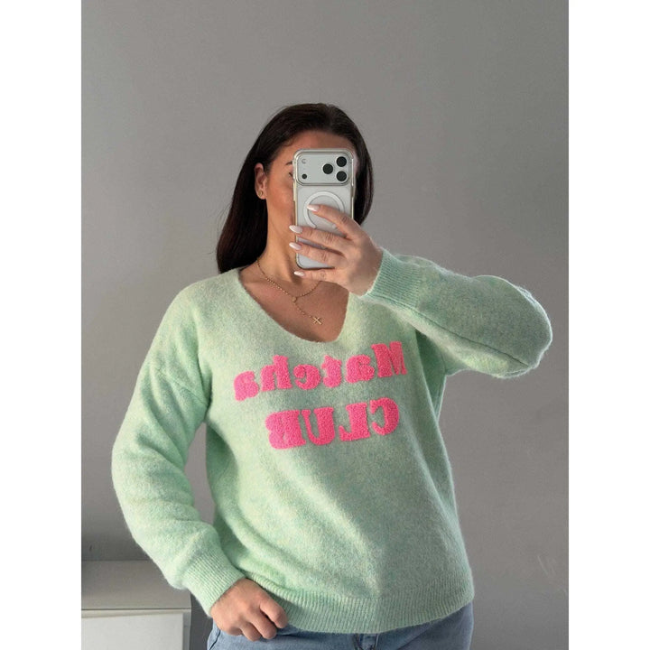 Pullover Matcha Club www.lavibell.de