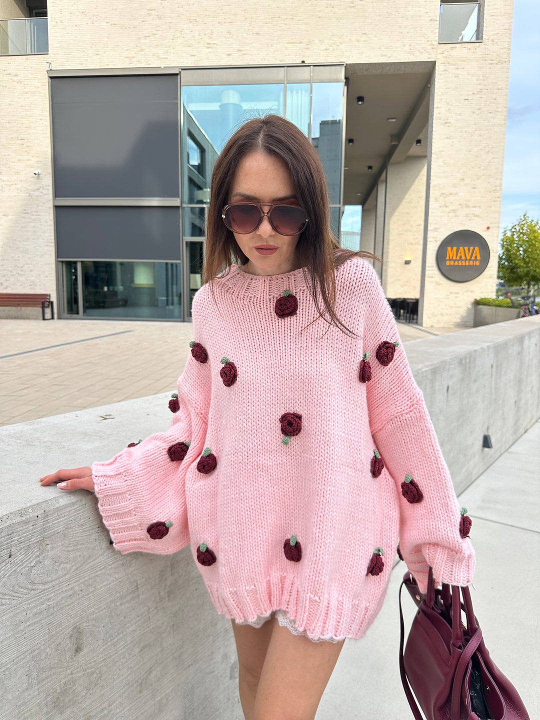 Handmade Pullover Rose