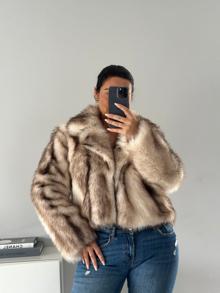 Faux fur Jacke Lavibell