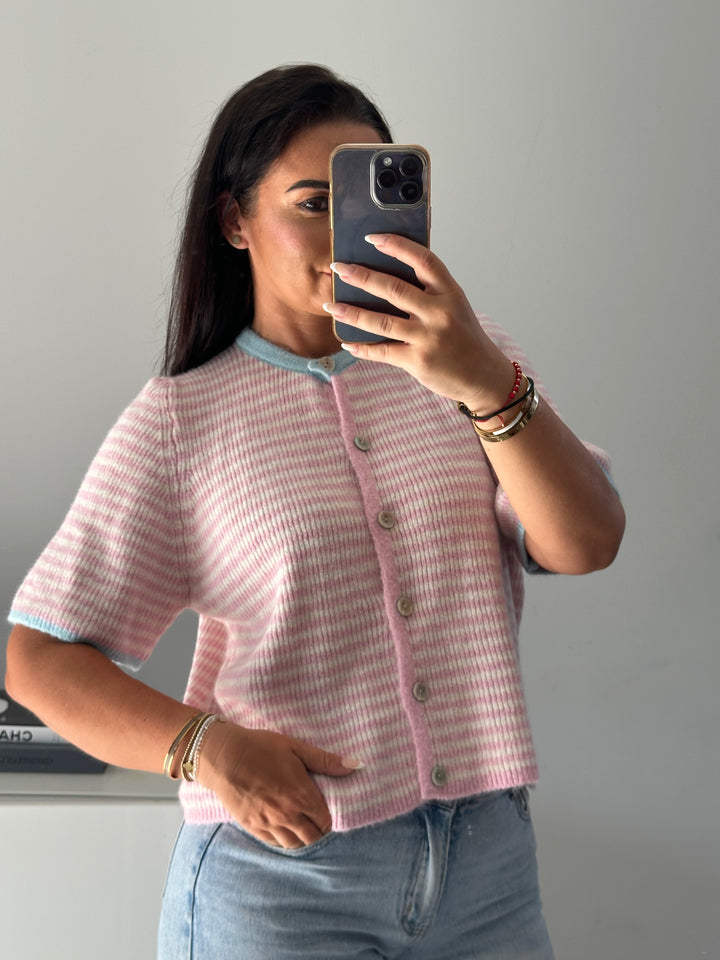 Kurzarm Cardigan Juna