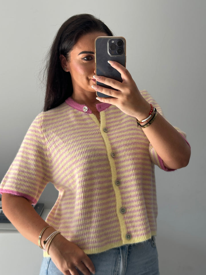 Kurzarm Cardigan Juna