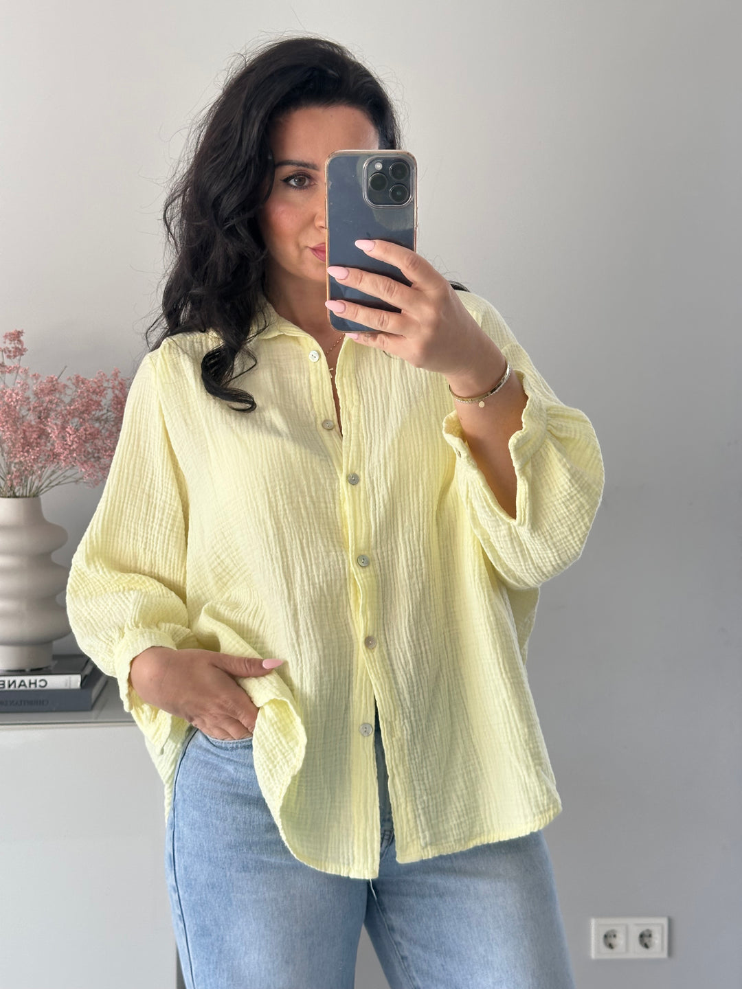 Musselinbluse Lavibell