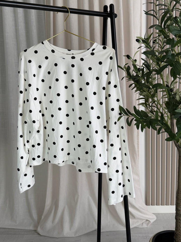 Lavibell Dot Cotton Longsleeve