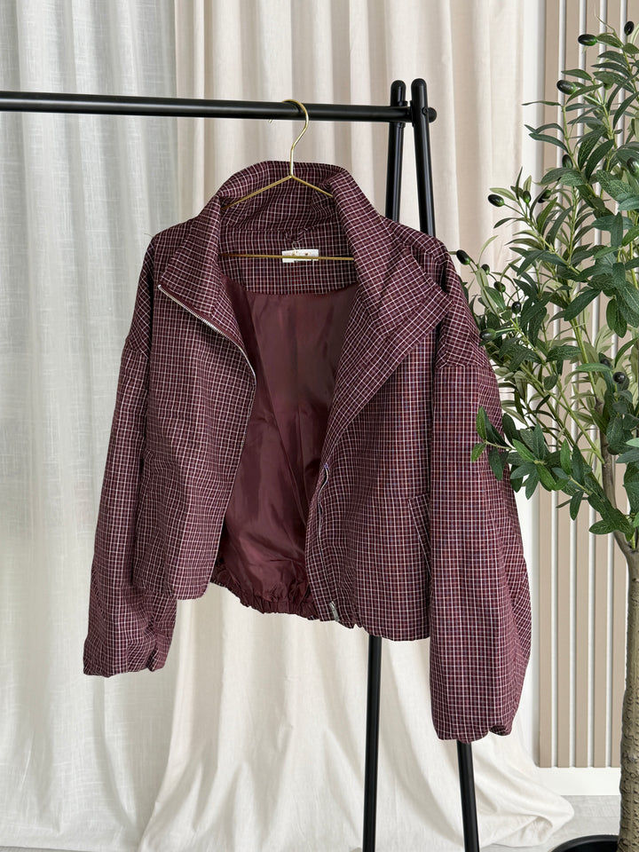 Lavibell Check Blouson Jacke