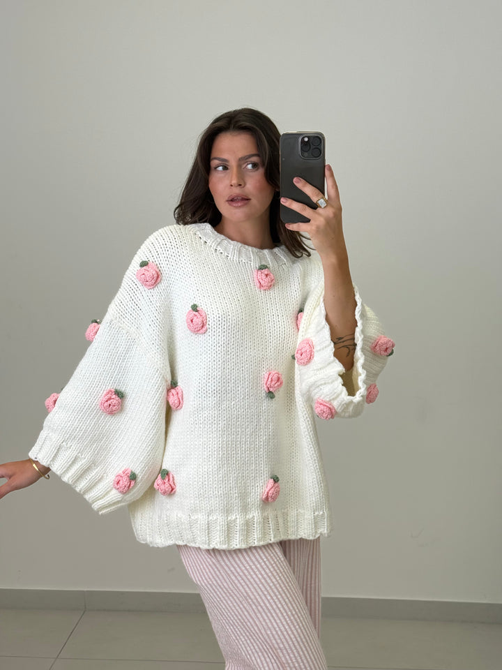 Handmade Pullover Rose
