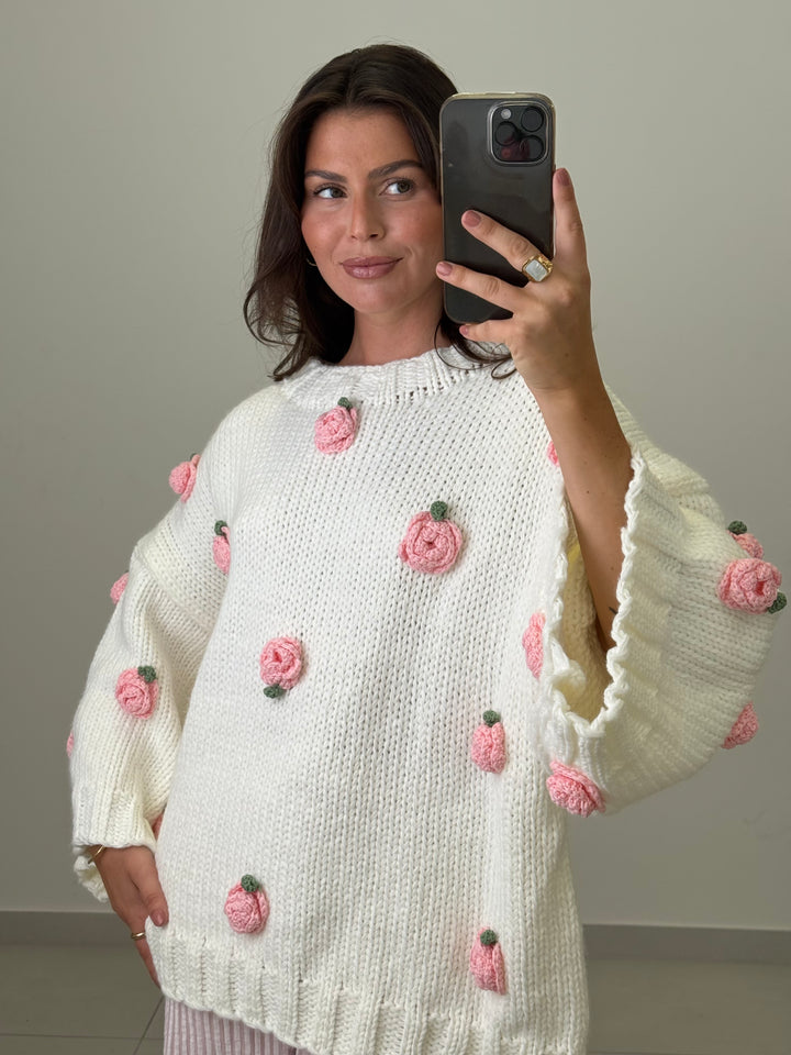 Handmade Pullover Rose