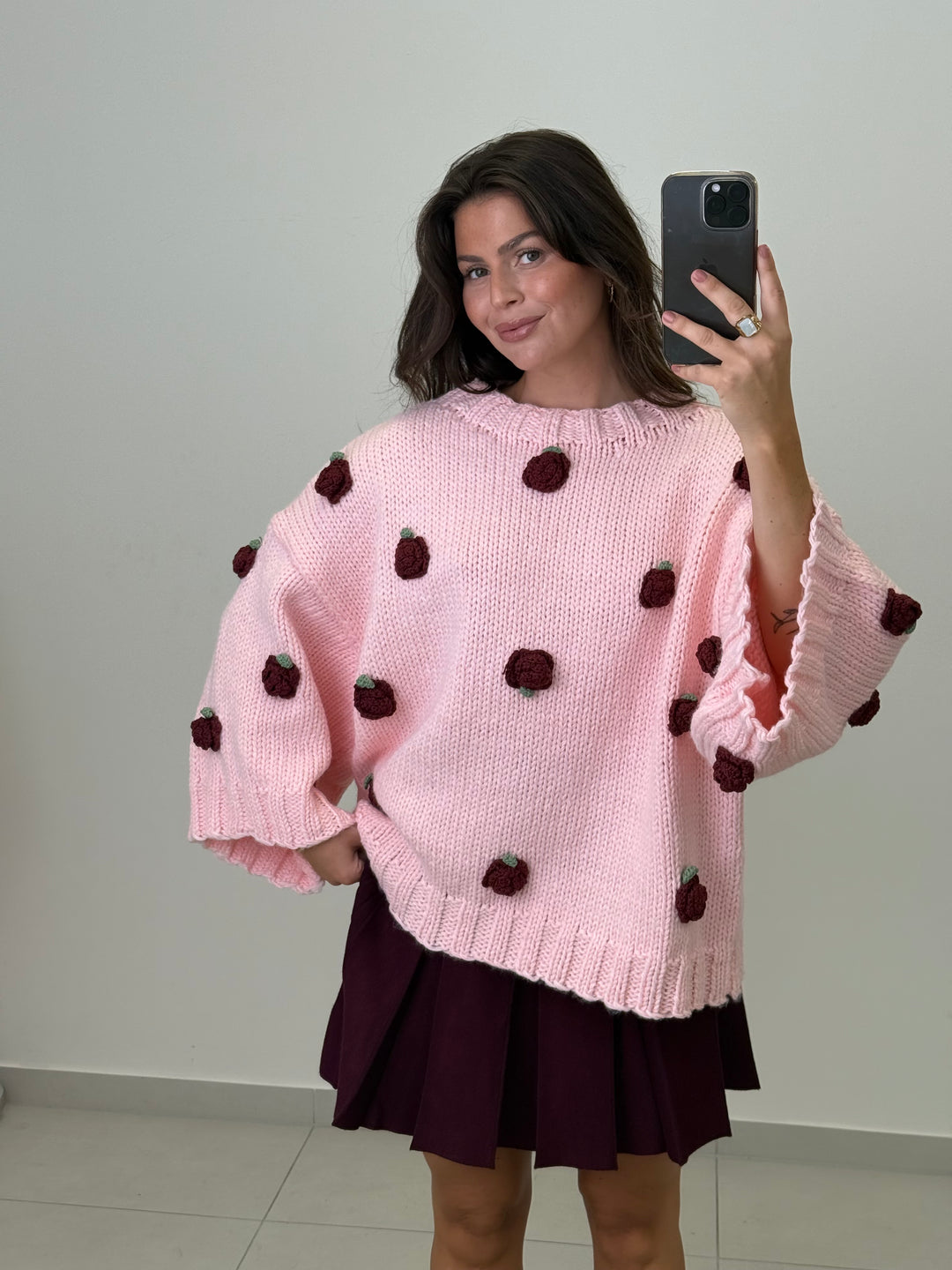 Handmade Pullover Rose