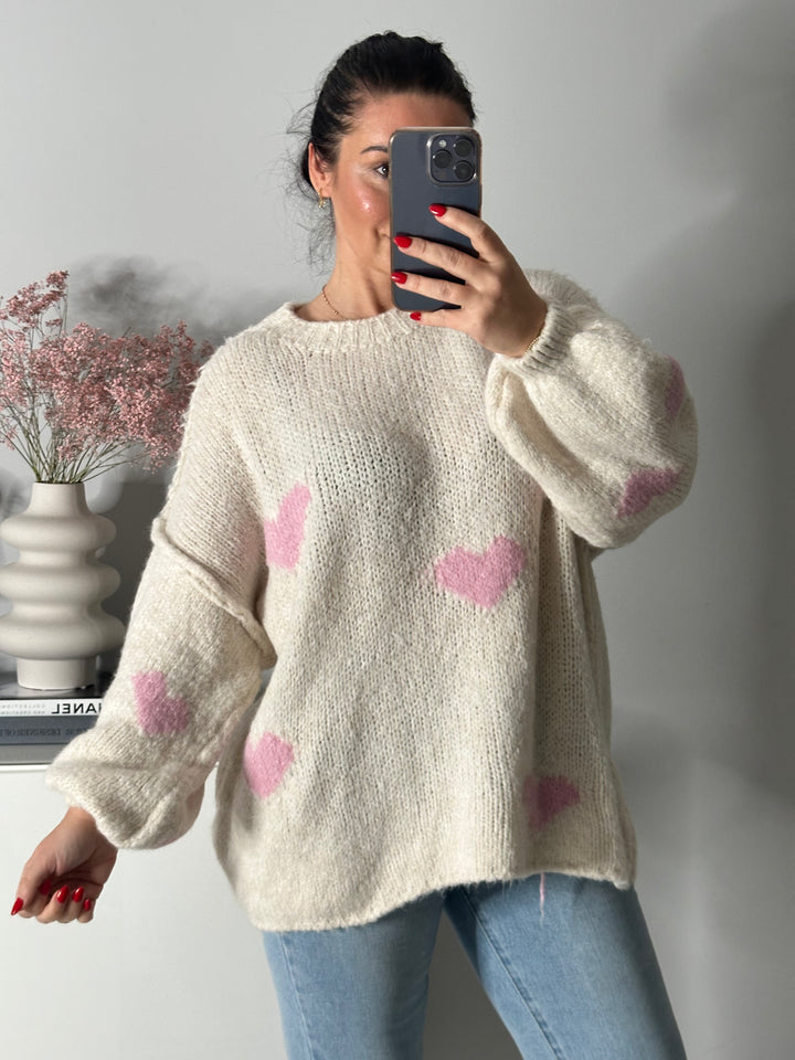 Kuschelpullover Herzi