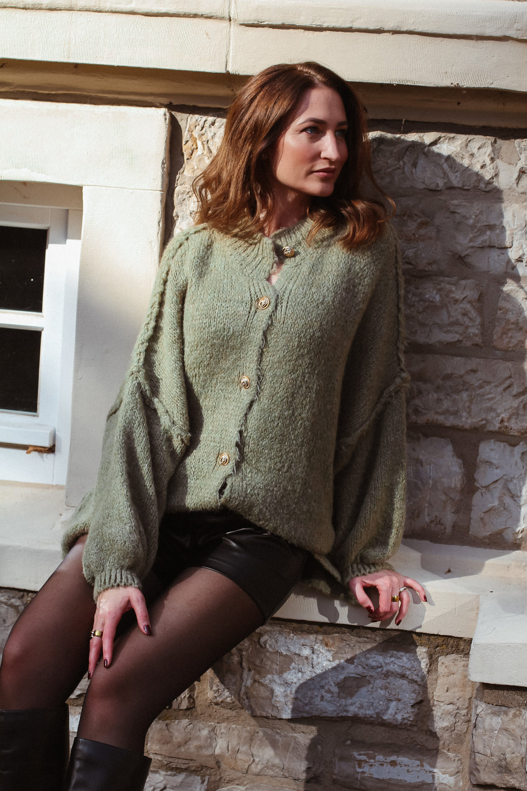 Oversize Strickjacke Tulin