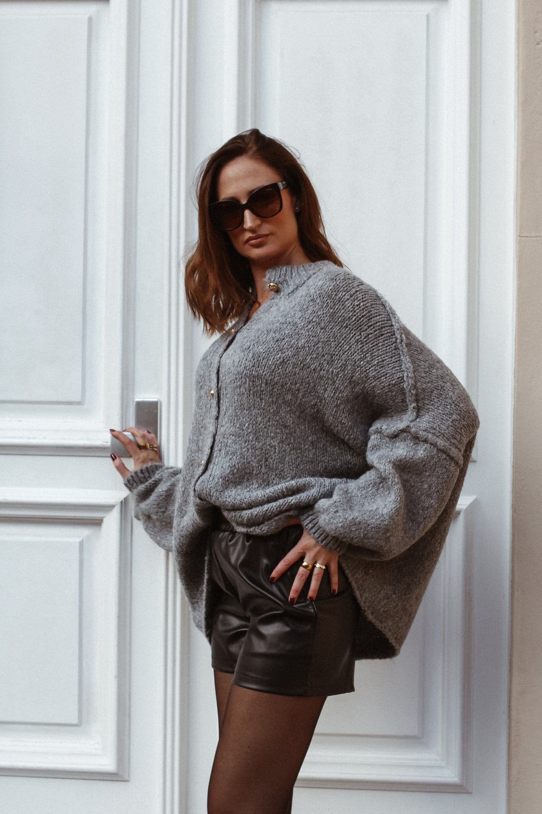 Oversize Strickjacke Tulin